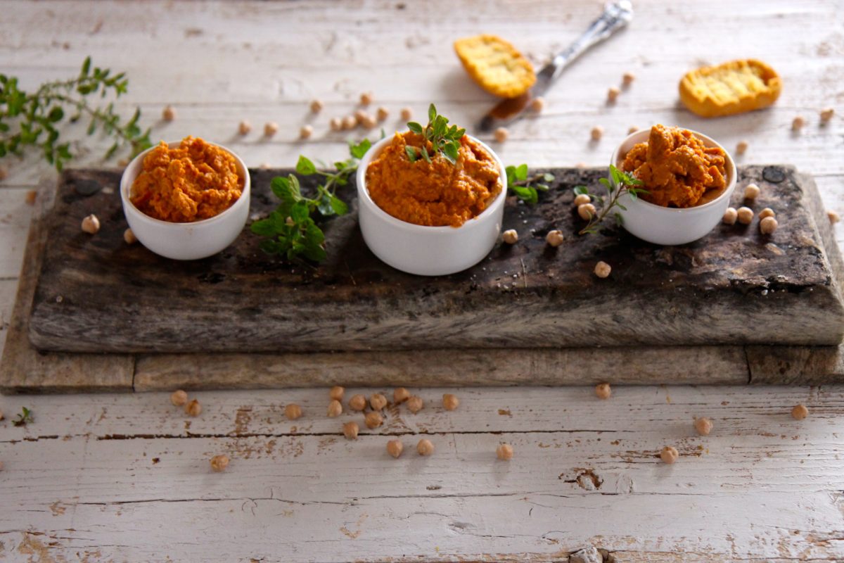 Hummus mit getrockneten Tomaten - chiliandsweet